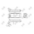 Intercooler, échangeur ABAKUS 009-018-0009 - Visuel 3