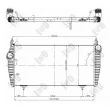 Intercooler, échangeur ABAKUS 009-018-0014 - Visuel 1