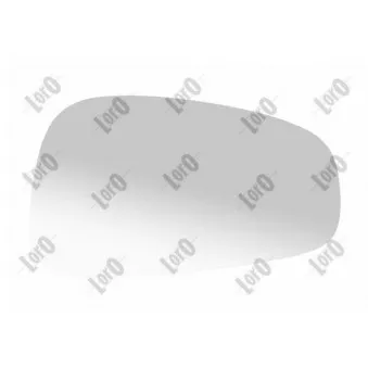 Verre de rétroviseur, rétroviseur extérieur ABAKUS 0115G04
