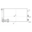 Condenseur, climatisation ABAKUS 016-016-0001 - Visuel 3