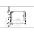 Radiateur, refroidissement du moteur ABAKUS 016-017-0005 - Visuel 3