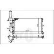 Radiateur, refroidissement du moteur ABAKUS 016-017-0012 - Visuel 3