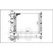 Radiateur, refroidissement du moteur ABAKUS 016-017-0030 - Visuel 3
