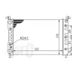 Radiateur, refroidissement du moteur ABAKUS 016-017-0044 - Visuel 3