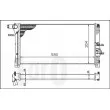 Radiateur, refroidissement du moteur ABAKUS 016-017-0053 - Visuel 3