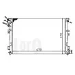 Radiateur, refroidissement du moteur ABAKUS 016-017-0057 - Visuel 3