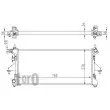 Radiateur, refroidissement du moteur ABAKUS 016-017-0060 - Visuel 3