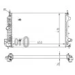 Radiateur, refroidissement du moteur ABAKUS 016-017-0065 - Visuel 3