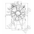 Ventilateur, refroidissement du moteur ABAKUS 017-014-0001 - Visuel 3