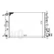 Radiateur, refroidissement du moteur ABAKUS 017-017-0022 - Visuel 3