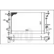 Radiateur, refroidissement du moteur ABAKUS 017-017-0025 - Visuel 3