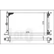Radiateur, refroidissement du moteur ABAKUS 017-017-0027 - Visuel 2
