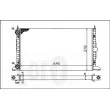 Radiateur, refroidissement du moteur ABAKUS 017-017-0044 - Visuel 3