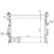 Radiateur, refroidissement du moteur ABAKUS 017-017-0050 - Visuel 3