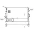 Radiateur, refroidissement du moteur ABAKUS 017-017-0050-B - Visuel 3