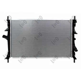Radiateur, refroidissement du moteur ABAKUS 017-017-0052