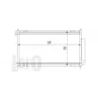 Condenseur, climatisation ABAKUS 018-016-0014 - Visuel 3