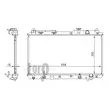 Radiateur, refroidissement du moteur ABAKUS 018-017-0002 - Visuel 3