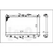 Radiateur, refroidissement du moteur ABAKUS 018-017-0012-B - Visuel 1