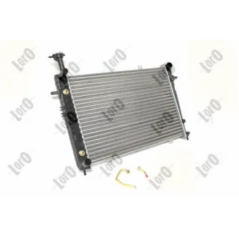 Radiateur, refroidissement du moteur ABAKUS 019-017-0014