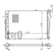 Radiateur, refroidissement du moteur ABAKUS 019-017-0019-B - Visuel 3