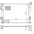 Radiateur, refroidissement du moteur ABAKUS 019-017-0021-B - Visuel 3