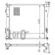 Radiateur, refroidissement du moteur ABAKUS 019-017-0022-B - Visuel 1