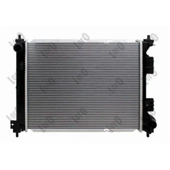 Radiateur, refroidissement du moteur ABAKUS 019-017-0044