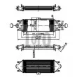 Intercooler, échangeur ABAKUS 022-018-0002 - Visuel 3