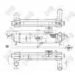 Intercooler, échangeur ABAKUS 024-018-0001 - Visuel 1