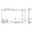 Radiateur, refroidissement du moteur ABAKUS 030-017-0007 - Visuel 3