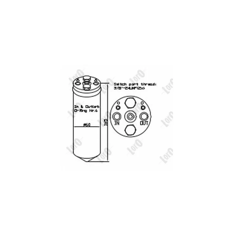 Filtre déshydratant, climatisation ABAKUS 030-021-0001
