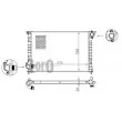 Radiateur, refroidissement du moteur ABAKUS 032-017-0001-B - Visuel 3