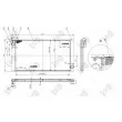 Radiateur, refroidissement du moteur ABAKUS 032-017-0004-B - Visuel 1
