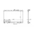 Radiateur, refroidissement du moteur ABAKUS 033-017-0020 - Visuel 2