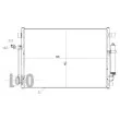 Condenseur, climatisation ABAKUS 035-016-0001 - Visuel 3