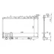 Radiateur, refroidissement du moteur ABAKUS 035-017-0019 - Visuel 3