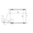 Condenseur, climatisation ABAKUS 037-016-0015 - Visuel 2
