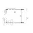 Condenseur, climatisation ABAKUS 037-016-0016 - Visuel 3
