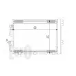Condenseur, climatisation ABAKUS 037-016-0023 - Visuel 3