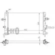 Radiateur, refroidissement du moteur ABAKUS 037-017-0001 - Visuel 3