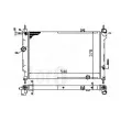 Radiateur, refroidissement du moteur ABAKUS 037-017-0006 - Visuel 2