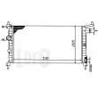 Radiateur, refroidissement du moteur ABAKUS 037-017-0008 - Visuel 3