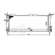 Radiateur, refroidissement du moteur ABAKUS 037-017-0012 - Visuel 2