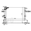 Radiateur, refroidissement du moteur ABAKUS 037-017-0018 - Visuel 3
