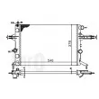 Radiateur, refroidissement du moteur ABAKUS 037-017-0022 - Visuel 3