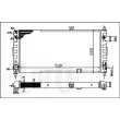 Radiateur, refroidissement du moteur ABAKUS 037-017-0042 - Visuel 3