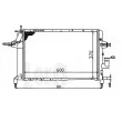 Radiateur, refroidissement du moteur ABAKUS 037-017-0045 - Visuel 3
