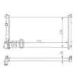 Radiateur, refroidissement du moteur ABAKUS 037-017-0065 - Visuel 3