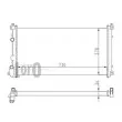 Radiateur, refroidissement du moteur ABAKUS 037-017-0070 - Visuel 3